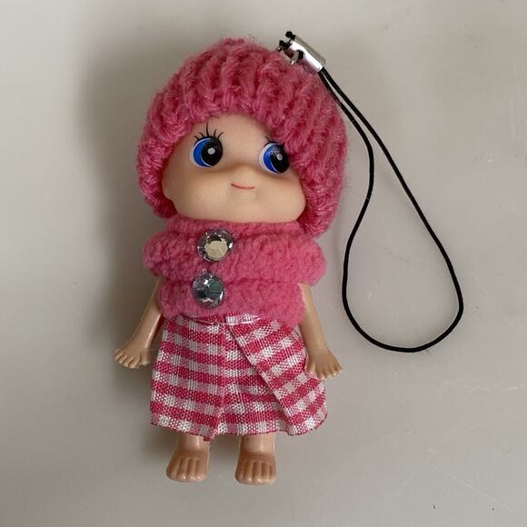 4 Small Doll Ornaments Backpack/Purse Charms Keychain Party Favor - Picture 6 of 7